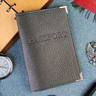 A-060 Обложка на паспорт загран с металл. уголками (нат . кожа) - A-060 Обложка на паспорт загран с металл. уголками (нат . кожа)