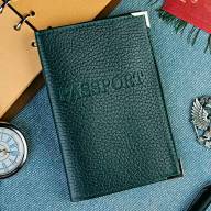 A-060 Обложка на паспорт загран с металл. уголками (нат . кожа) - A-060 Обложка на паспорт загран с металл. уголками (нат . кожа)