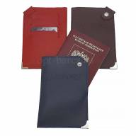 J-024 Карман для паспорта и пластиковых карт (нат. кожа) - J-024 Карман для паспорта и пластиковых карт (нат. кожа)