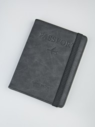 A-034 Обложка на паспорт "Travel wallet 1999" (эко-кожа)