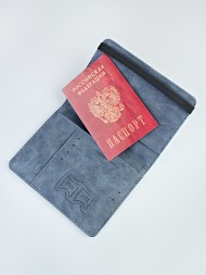 A-034 Обложка на паспорт "Travel wallet 1999" (эко-кожа)