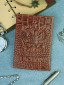 A-059 Обложка на паспорт c большим гербом РФ (флотер/нат.кожа)