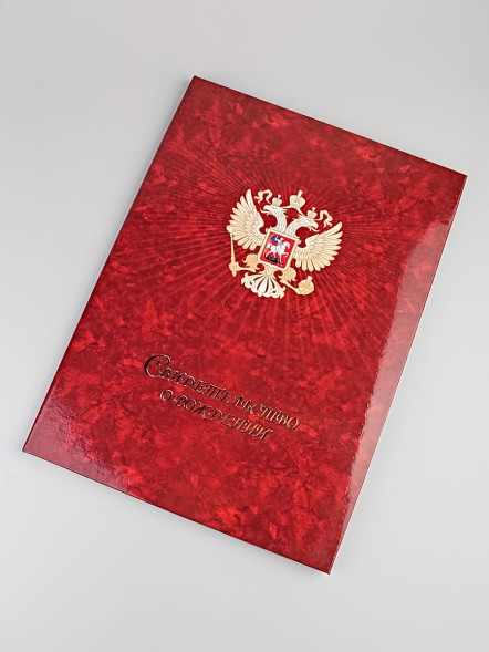 D-030 Папка для свидетельства о рождении А4 (ассортимент)