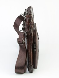 O-471 Сумка мужская "5805" б/н (нат.кожа)
